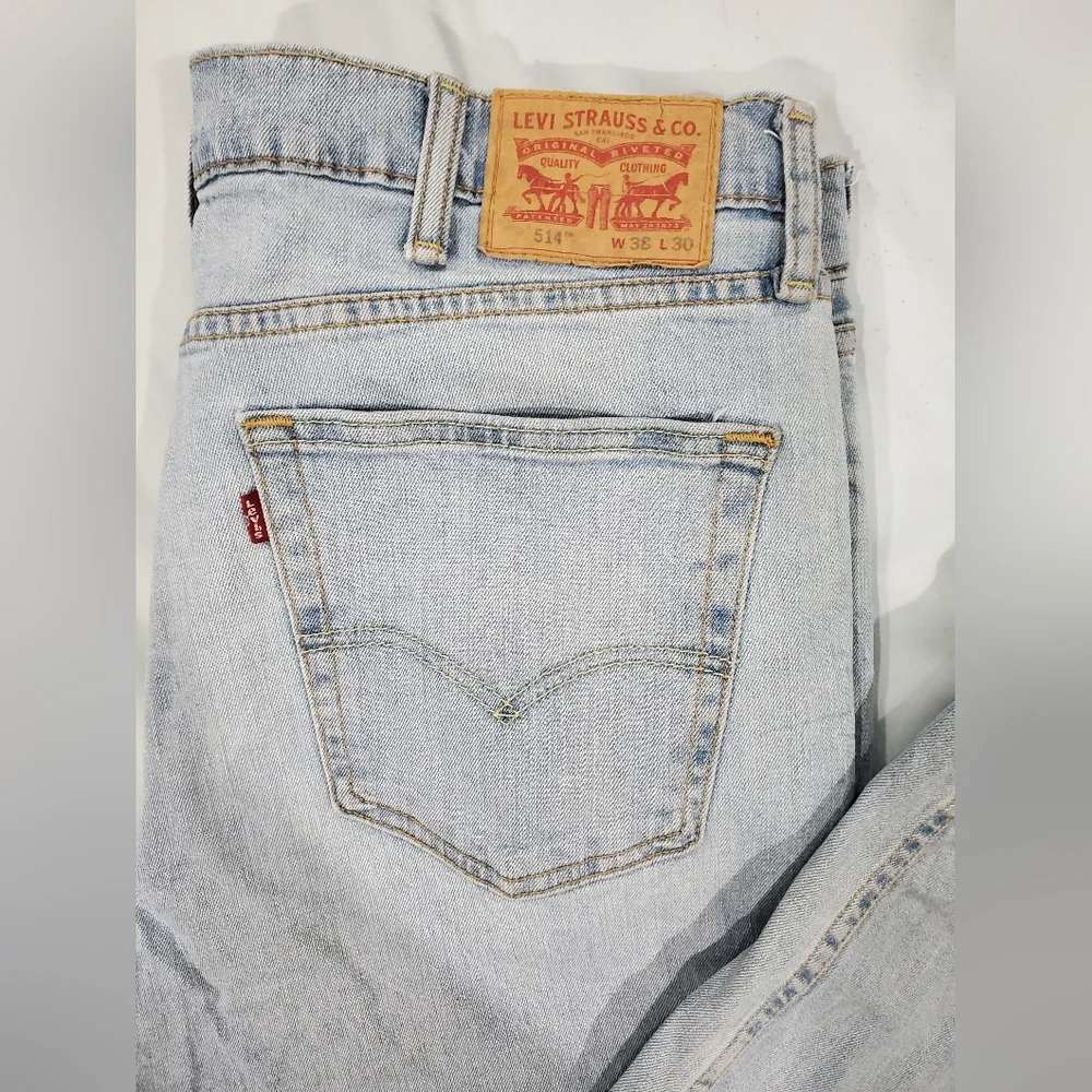 LEVI'S 514 Flex Cut + Straight Fit Jeans ☆ 38x30 - Picture 3 of 8